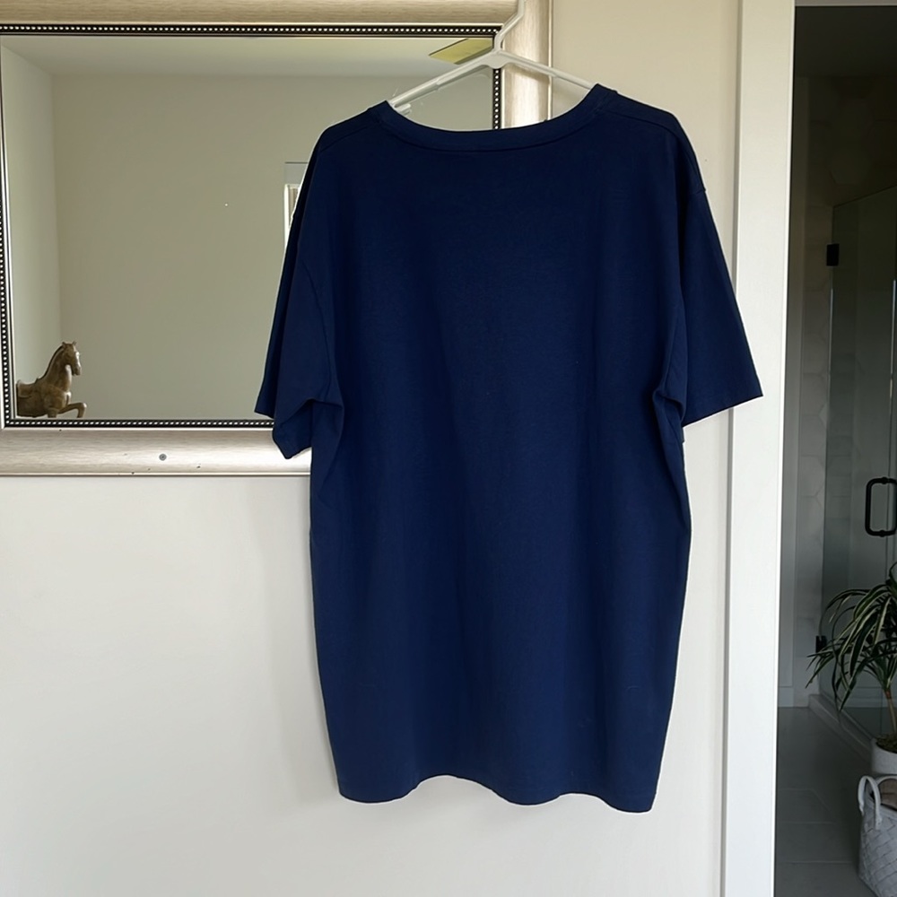 Gucci Blue Tee with Vibrant Logo - Picture 8 of 9